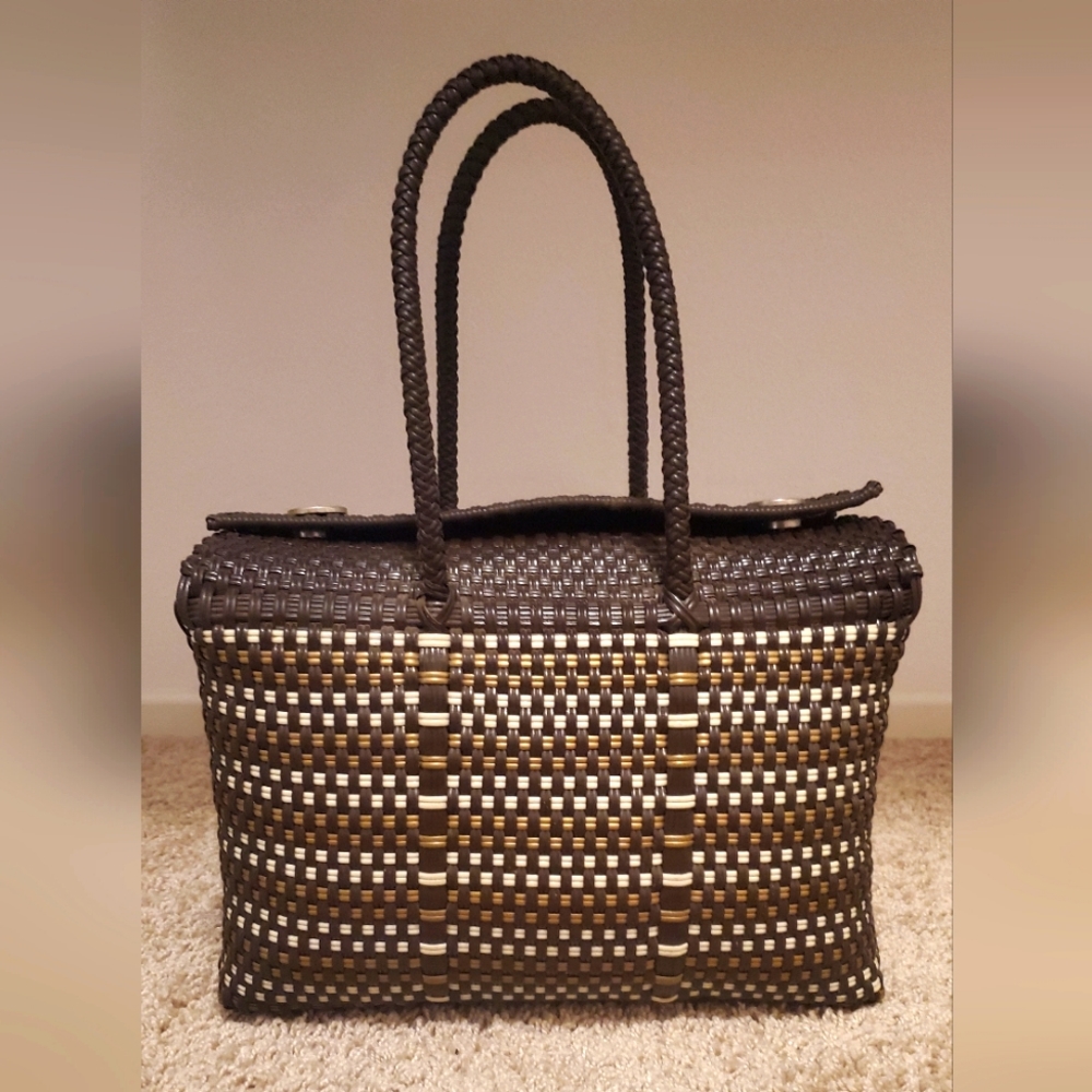 Plastic Woven Picnic / Lunch Basket